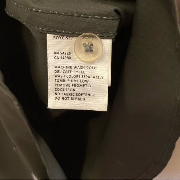 ROYAL ROBBINS UV cover up shirt, size M - Picture 4 of 10